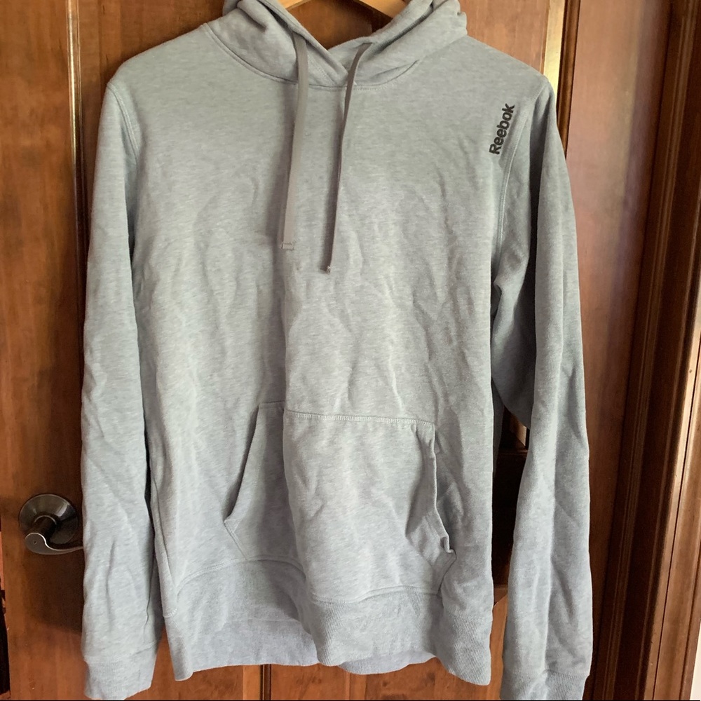 Grey Reebok hoodie